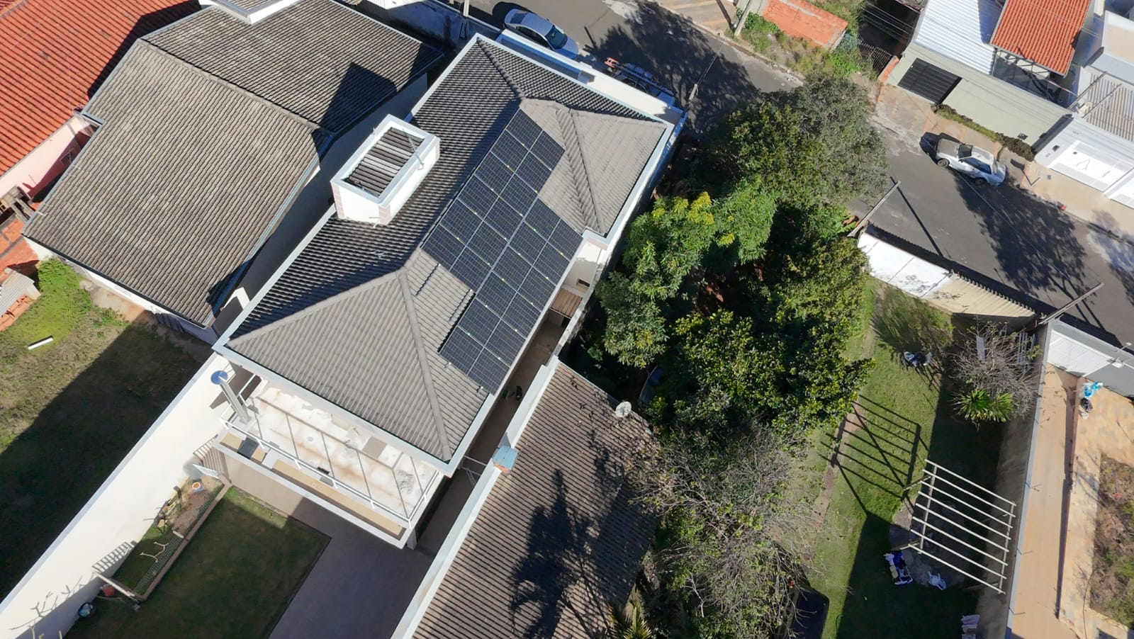 Instalación residencial de paneles solares de Solar del Plata